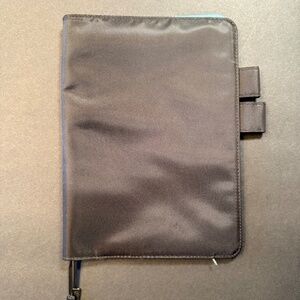 Hobonichi Tech Cousin Cover (A5) Colors:  Black x Clear Blue